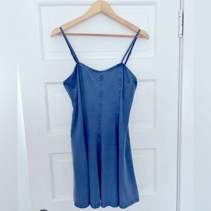 UO Denim-Colored Casual Dress